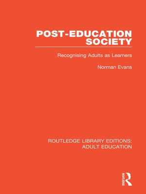 cover image of Post-Education Society